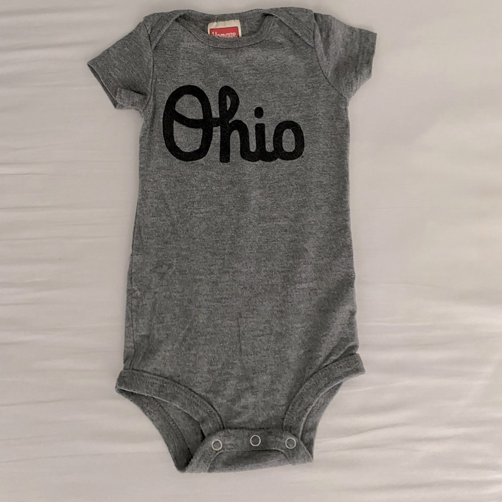 Script Ohio Shortsleeved One Piece